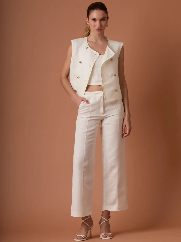 Iona Long Pants White
