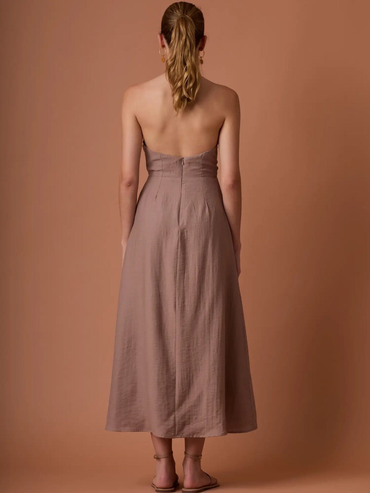 Bianca Long Dress Camel