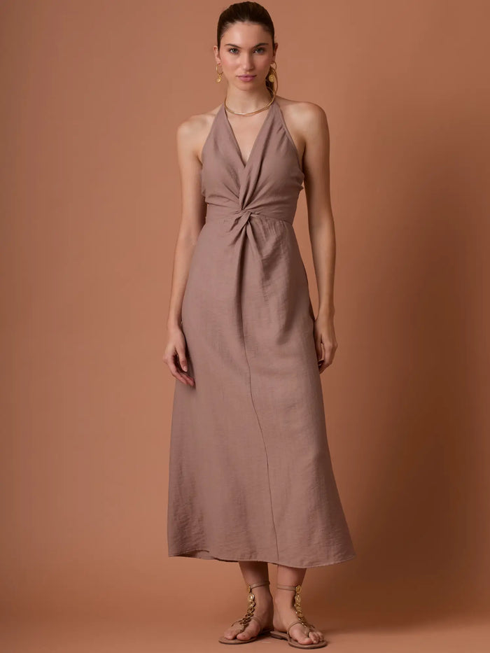 Bianca Long Dress Camel