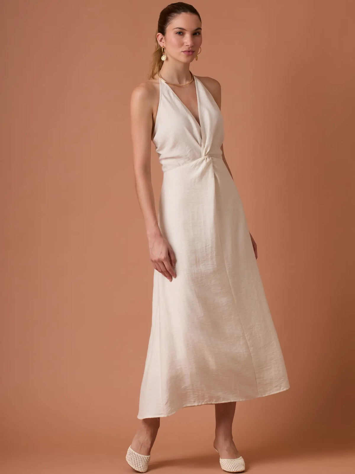 Bianca Long Dress White