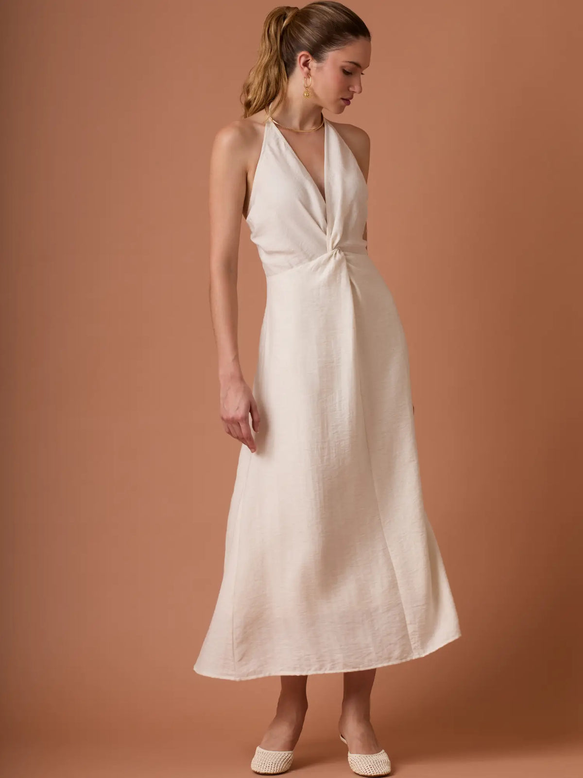 Bianca Long Dress White
