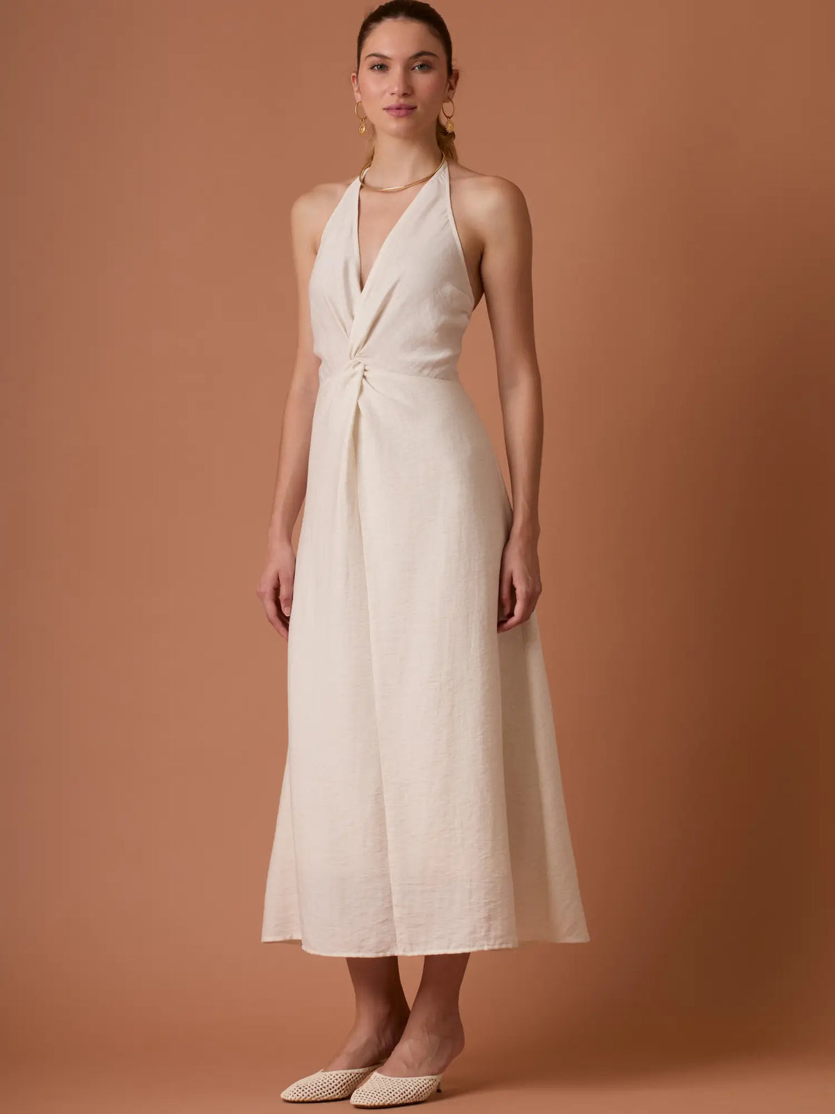 Bianca Long Dress White