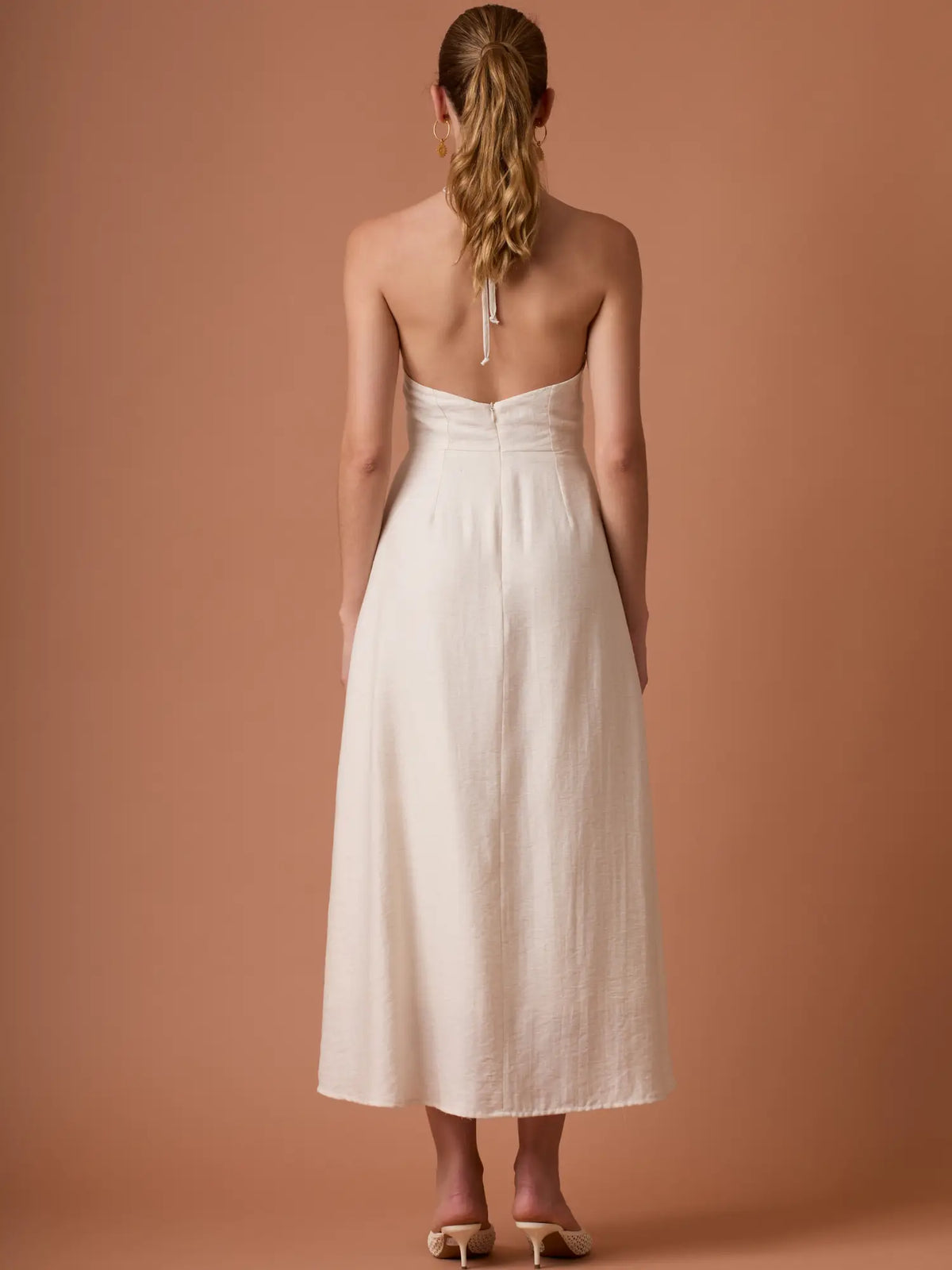Bianca Long Dress White