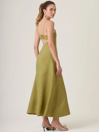 Gian Long Dress Olive