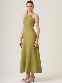 Gian Long Dress Olive