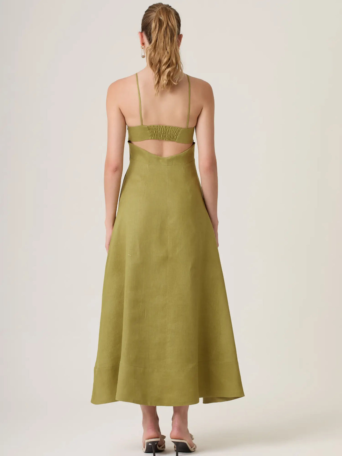 Gian Long Dress Olive
