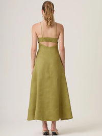 Gian Long Dress Olive
