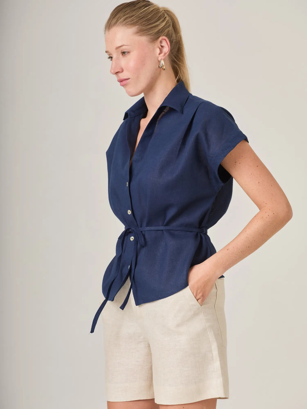 Celestial Blouse Navy