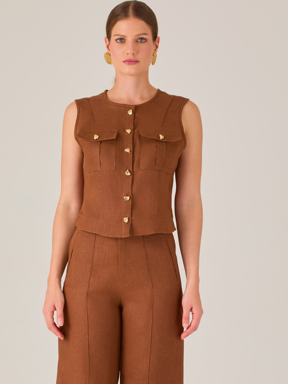Kurnikova Blouse Brown