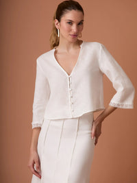 Arli Blouse White