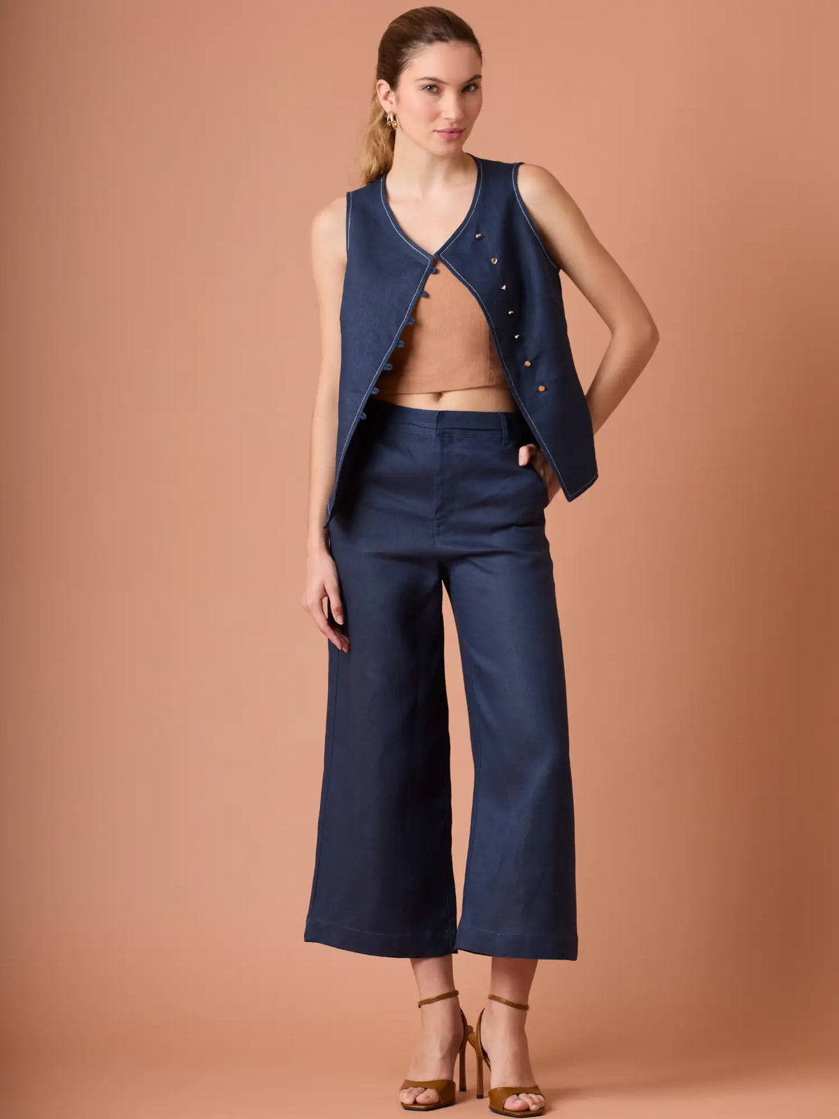 Dama Long Pants Navy