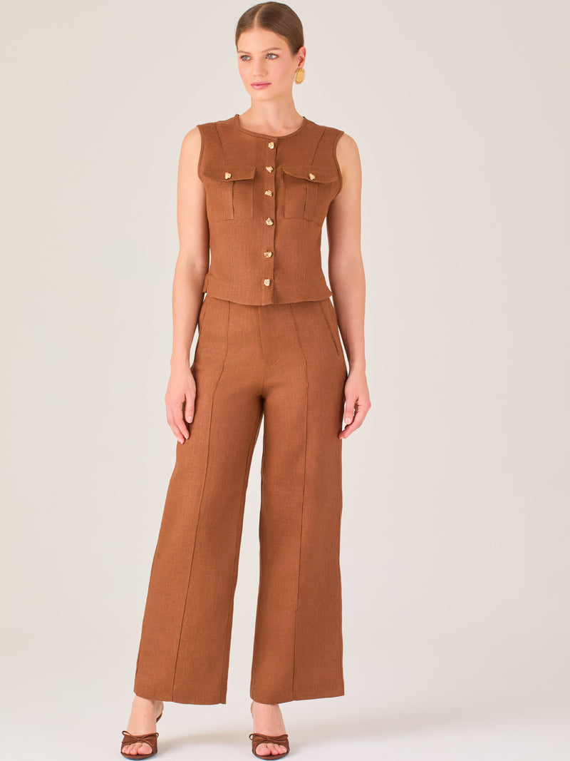 Kurnikova Long Pants Brown