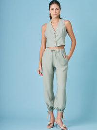 Aishani Blouse Green