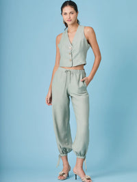 Aishani Long Pants Green