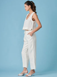 Clive Long Pants Off White