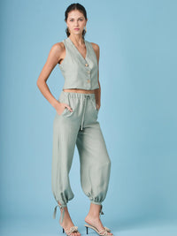Aishani Long Pants Green