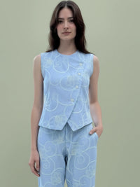 Matani Blouse Baby Blue