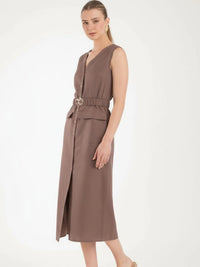 Bimini Long Dress Brown