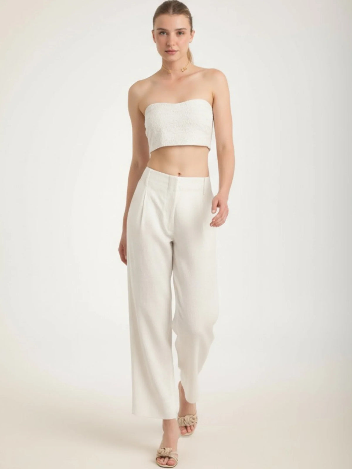 Duke Long Pants White