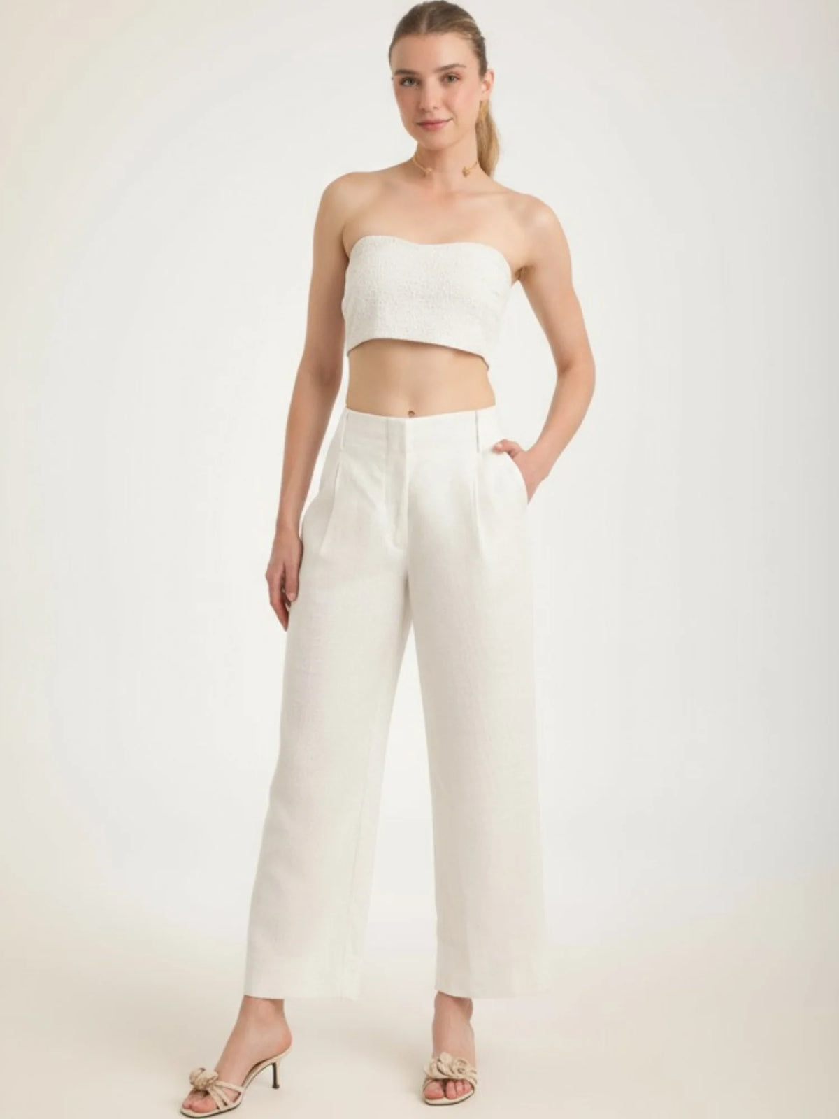 Duke Long Pants White