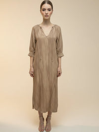 Spiaggia Dress Brown