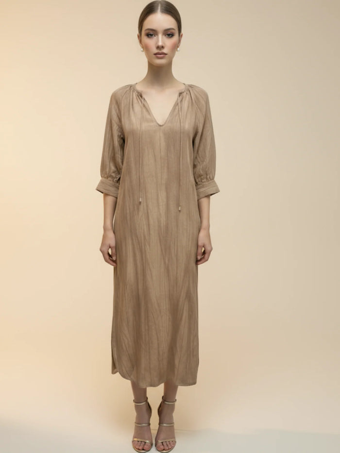 Spiaggia Dress Brown