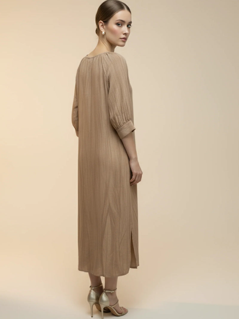 Spiaggia Dress Brown