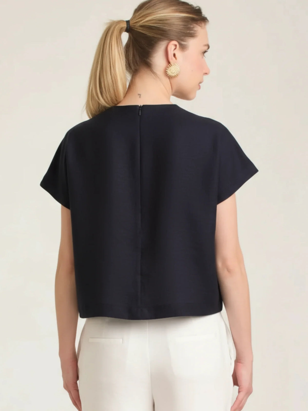 Bonetta Blouse Navy