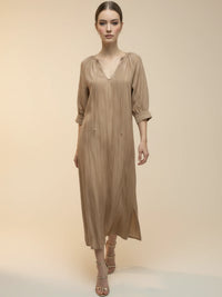 Spiaggia Dress Brown