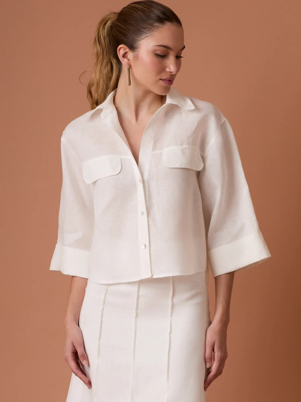 Caprina Blouse Ivory