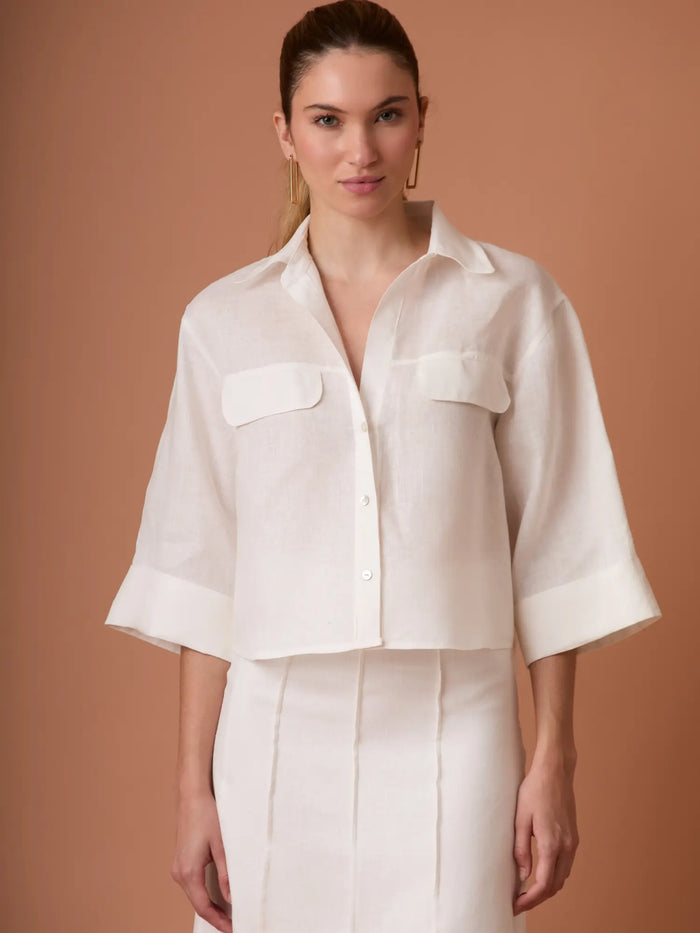 Caprina Blouse Ivory