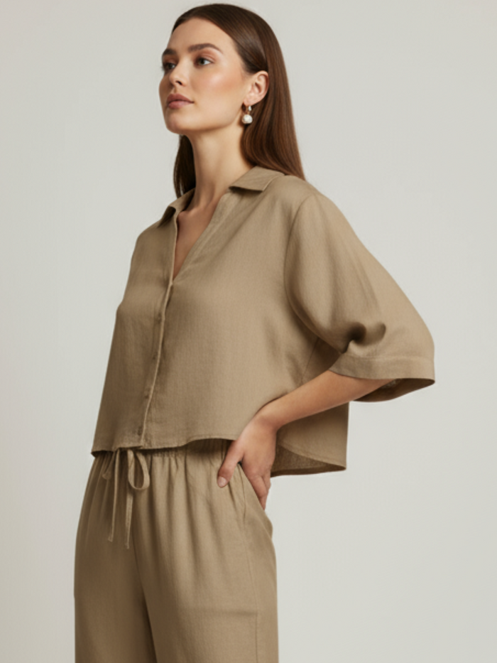 Oriental Blouse Brown