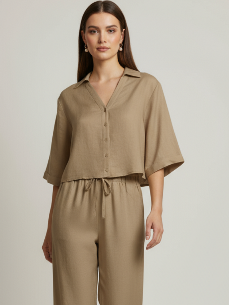 Oriental Blouse Brown