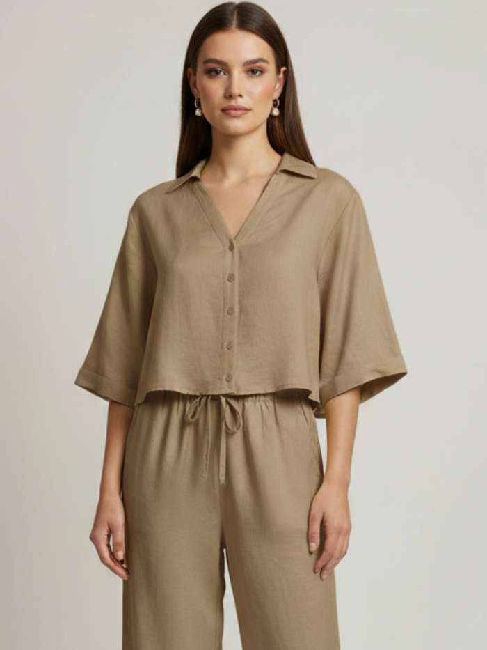 Oriental Blouse Brown