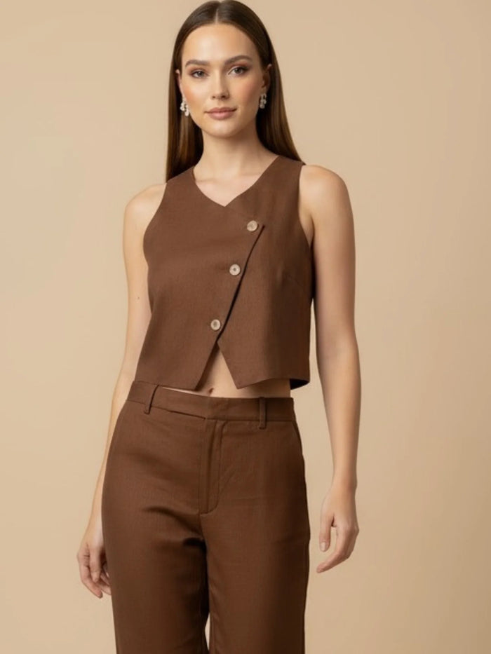 Anastasia Blouse Brown