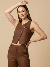 Anastasia Blouse Brown