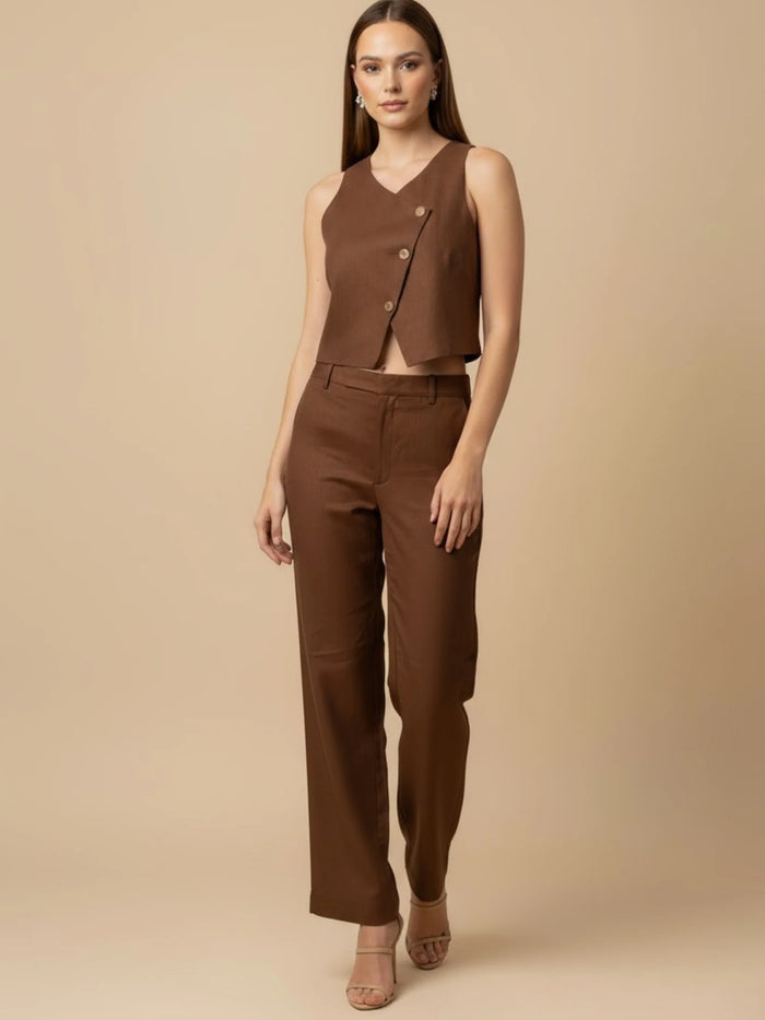 Anastasia Long Pants Brown