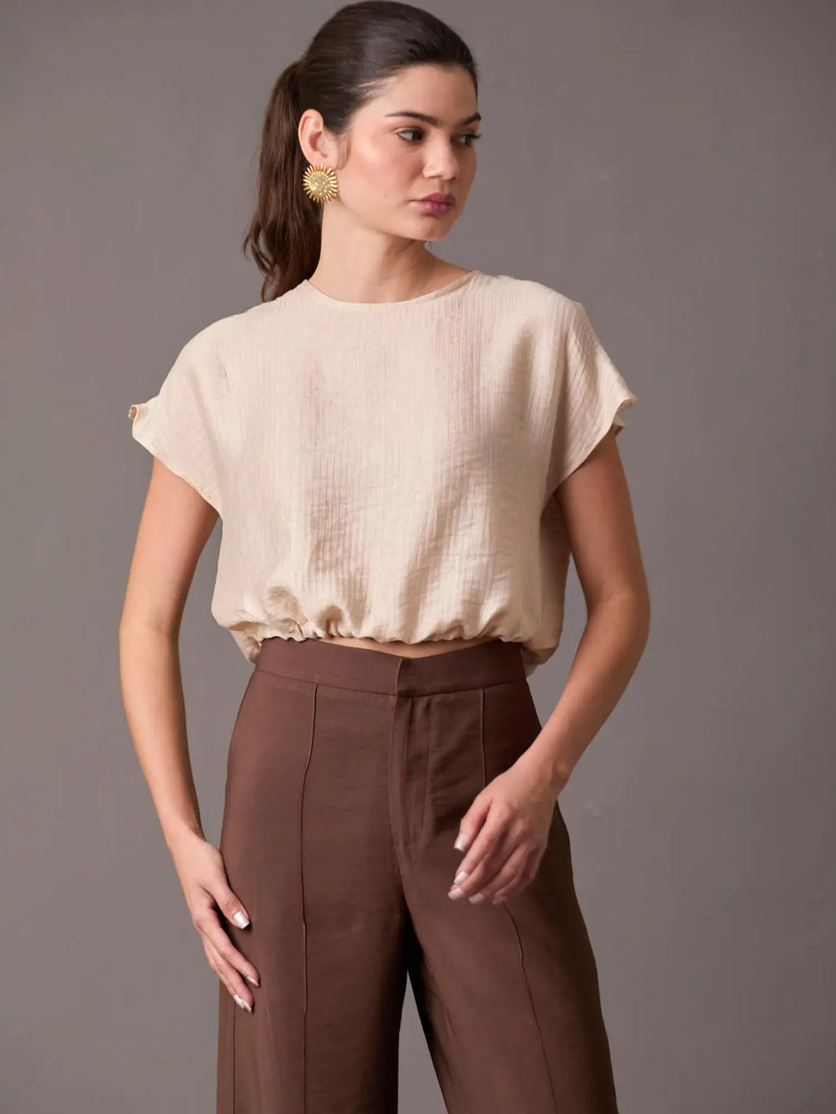Ferrat Blouse Sand