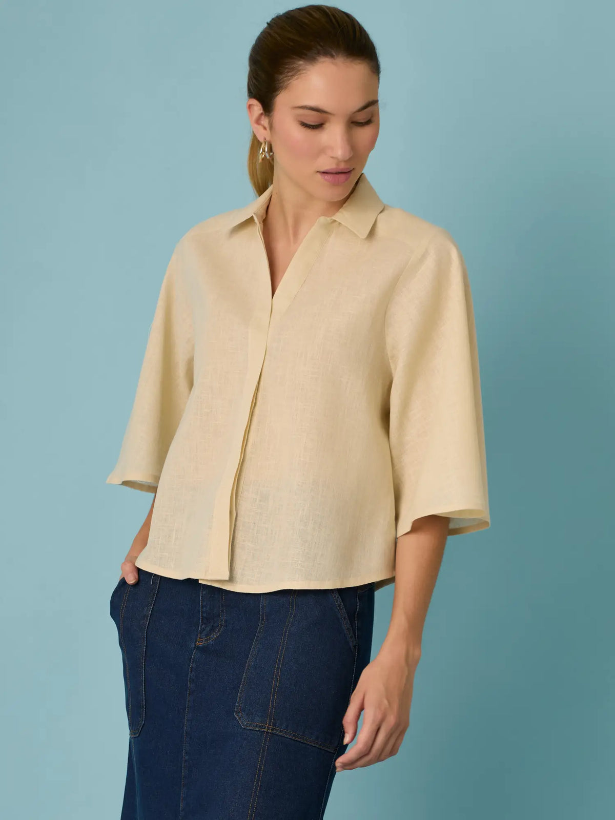 Geniva Blouse Yellow