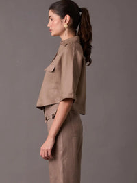 Govina Blouse Taupe