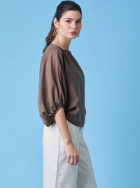 Robina Blouse Coffee