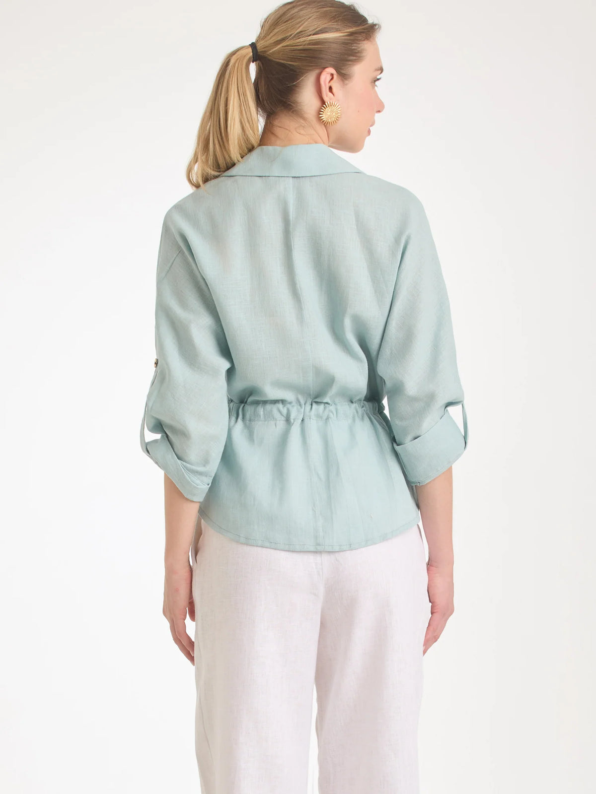 Gemini Blouse Aqua