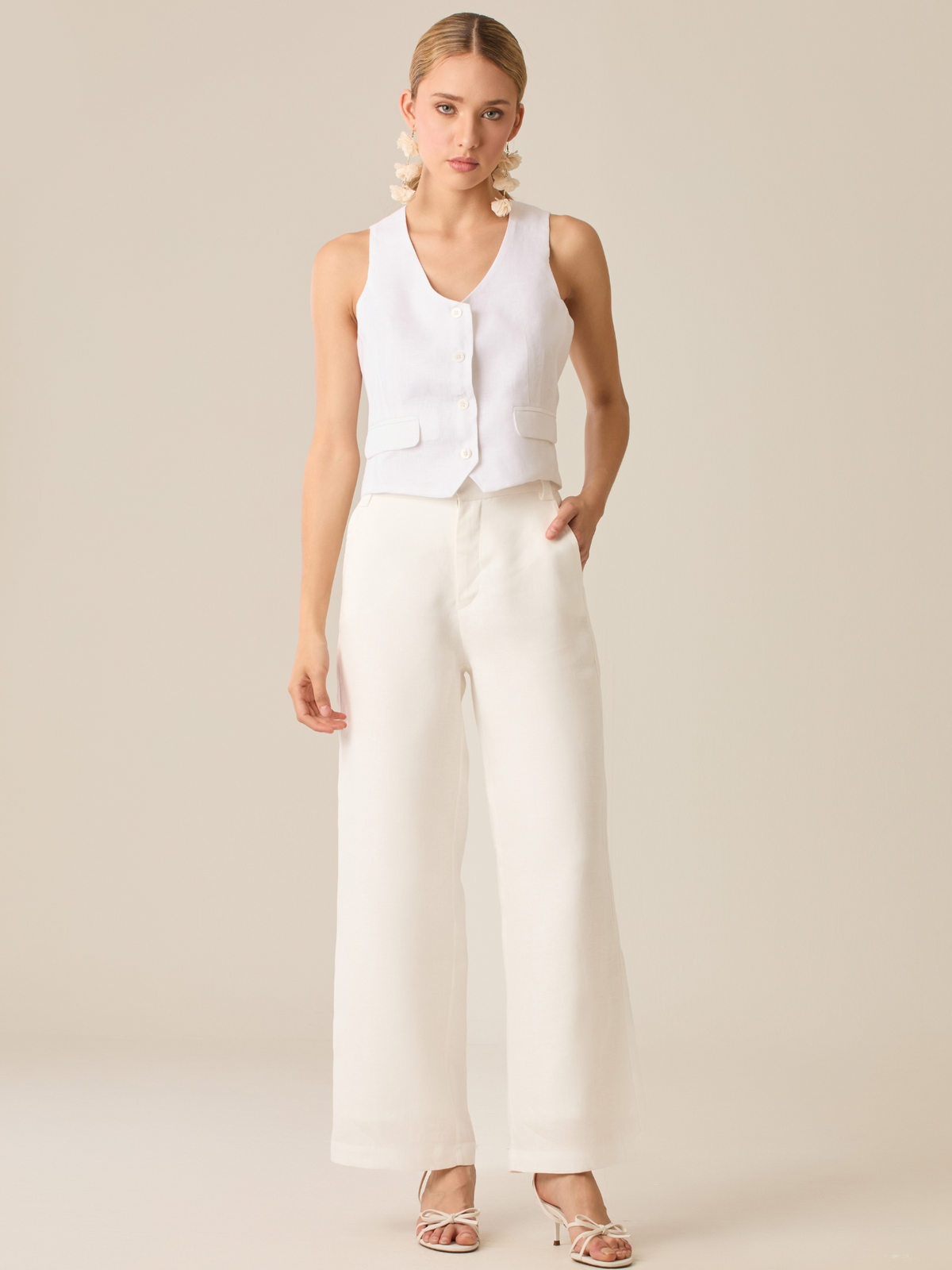 Long Pants Damona White