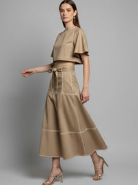 Paradis Long Skirt Sand