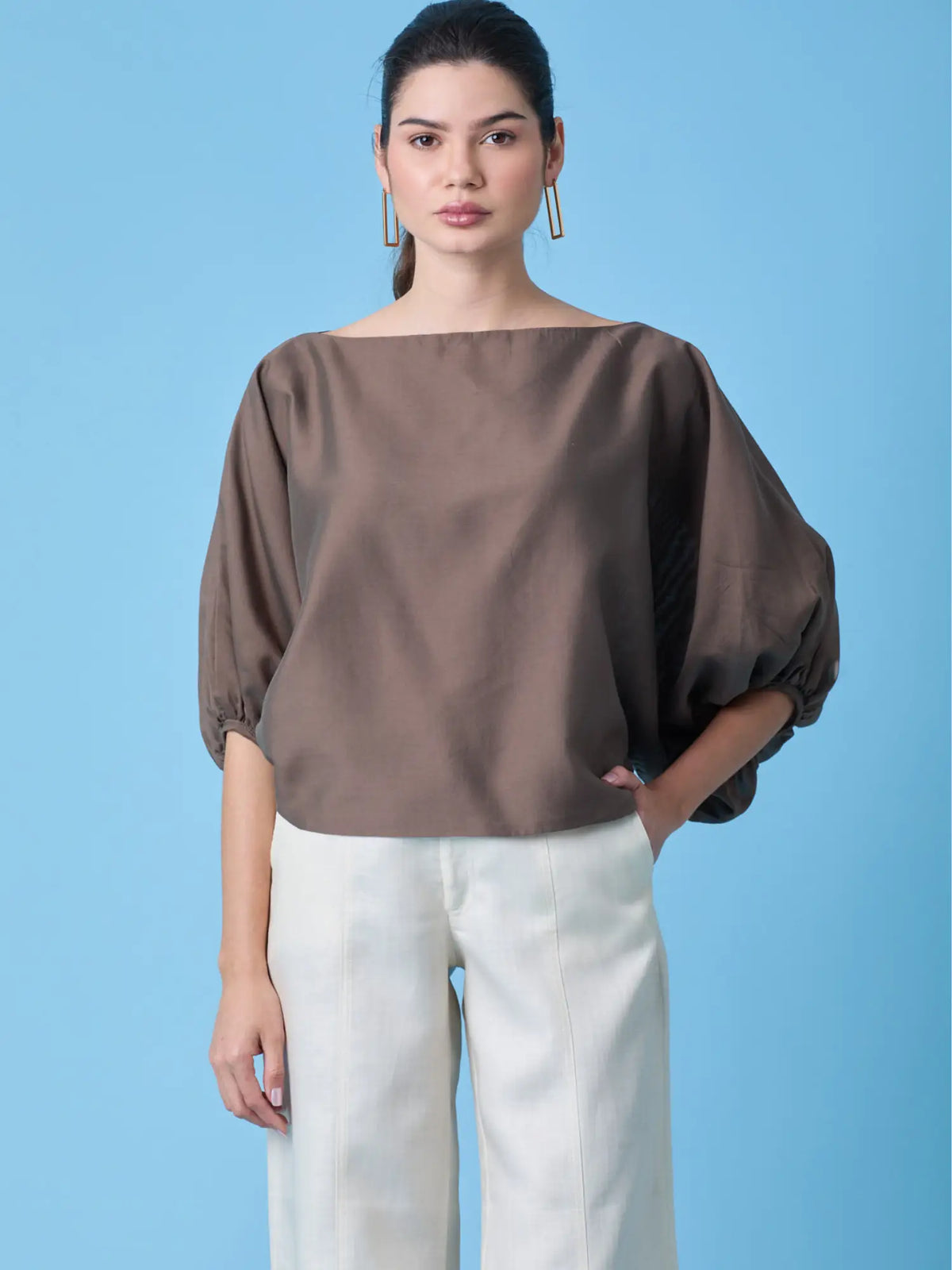 Robina Blouse Coffee