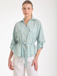 Gemini Blouse Aqua