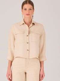 Piper Blouse Sand