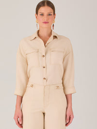 Piper Blouse Sand