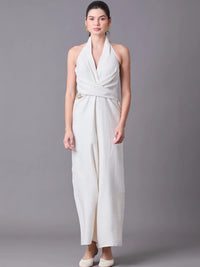 Mirleth Long Jumpsuit White