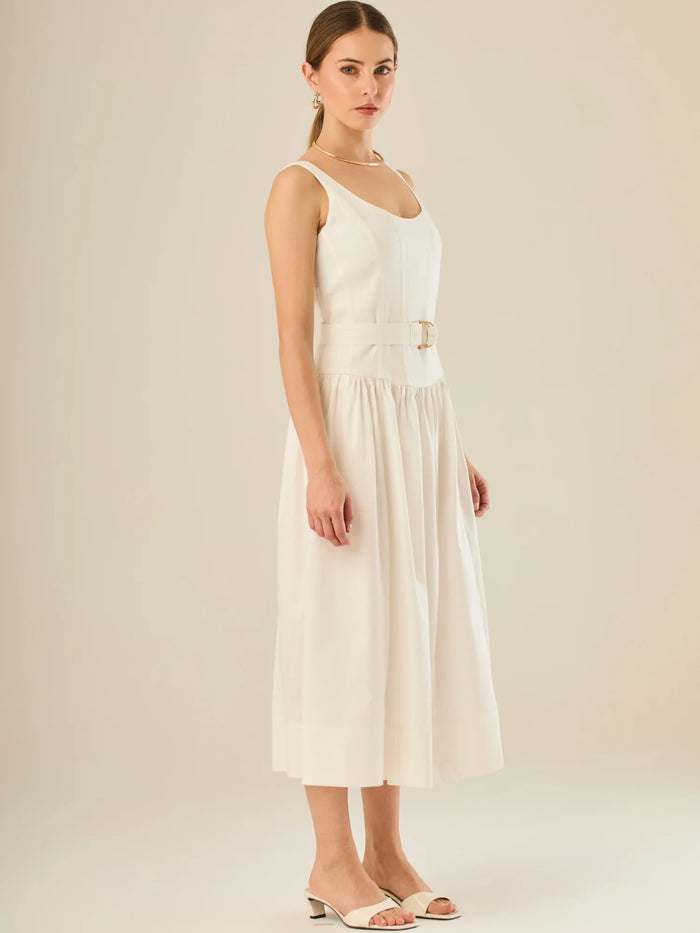 Atira Long Dress  White